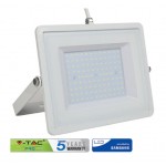 PROIETTORE FARO LED 100W SAMSUNG 6400K IP65 FREDDA BIANCO 230V VTAC V-TAC 417