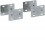 GRUPPO 4 ELEMENTI D' ACCOPPIAMENTO PER QUADRI ELETTRICI VENEZIA HAGER LUME COD.10894 - FN950