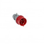SPINA VOLANTE CEE INDUSTRIALE IP44 3P+N+T 5P 16A 380V ROSSA RAPIDO ROSI 9215R