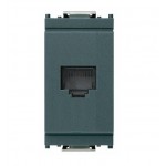 PRESA TELEFONICA RJ11 PLUG 6/4 SERIE VIMAR IDEA GRIGIO 16335