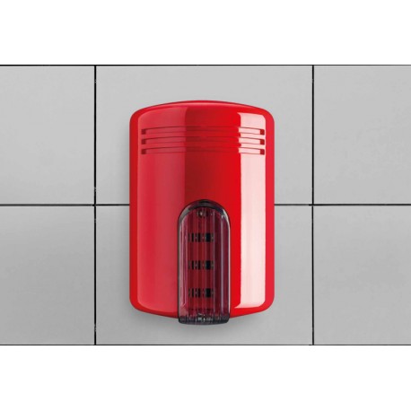 SIRENA ESTERNA PER ANTINCENDIO EVACUAZIONE 24V DC ROSSA CPR VENITEM DOGE F24