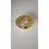 FARETTO DA INCASSO FISSO OVALE ORO LUCIDO 79X100MM FORO 6cm DOMINO 8442551