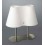 LAMPADA DA TAVOLO MODERNA METALLO VETRO BIANCO SATINATO 2X G9 MASSIVE 36959/17/13