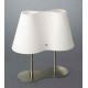 LAMPADA DA TAVOLO MODERNA METALLO VETRO BIANCO SATINATO 2X G9 MASSIVE 36959/17/13