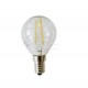 LAMPADA MINISFERA LED TRASP. E14 - 2W 2700K LUCE CALDA FILAM. VTAC V TAC 4262