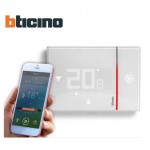 TERMOSTATO TOUCH BIANCO WI-FI DA INCASSO SMARTHER CON APP BTICINO X8000 