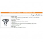 LAMPADINA ALOGENA PAR16 HALOREFL 230V 50W GU10 UVS LEUCI 850021.0101