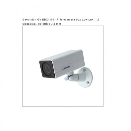 TELECAMERA IP 1.3MPX OTTICA 3.6MM GEOVISION GV-EBX1100-1F
