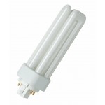 LAMPADA FLUORESCENTE GX24Q T/E OSRAM 26W 3000K LUCE CALDA DTE26830 4 PIN