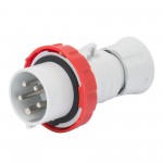 SPINA MOBILE DIRITTA HP IP44 3P+N+T 16A 400V 6H CABL A VITE GEWISS GW60009H